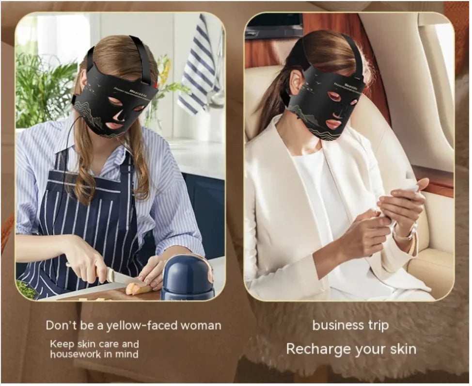 Infrared LED Phototherapy Mask for Skin Rejuvenation